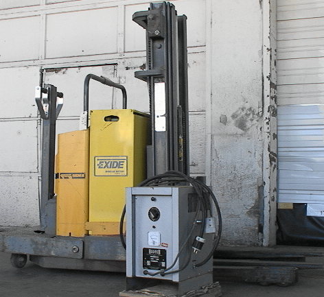 3000# 3-stage Prime Mover SN-30R Walk-Behind Electric Forklift