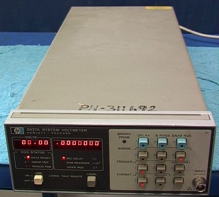 Hewlett-Packard HP 3437A System Voltmeter HPIB interface - Click Image to Close
