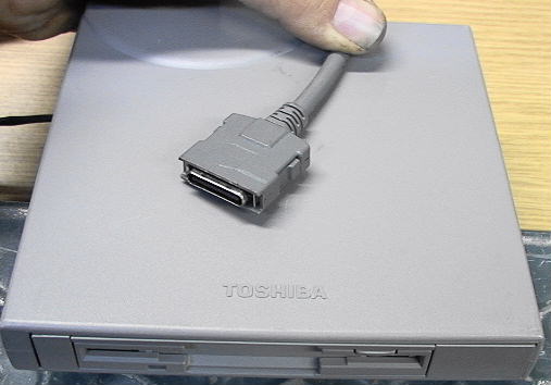Toshiba PA2611U External Floppy Drive FDD Attachment - Click Image to Close
