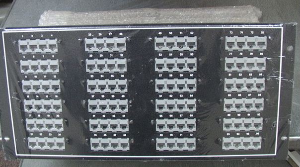 96-hole Cat-5 Patch Panel Unicom PATCH-896-110T