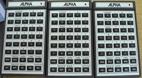 Three Adaptive Micro Systems AMS 9003 ALPHA Remote IR Prog... - Click Image to Close