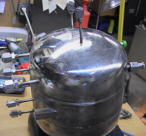 Stainless Steel Pressure Vessel 10-port - Click Image to Close