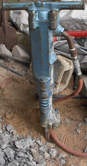 Ingersoll-Rand Pneumatic Jack-Hammer 80-90 pound - Click Image to Close