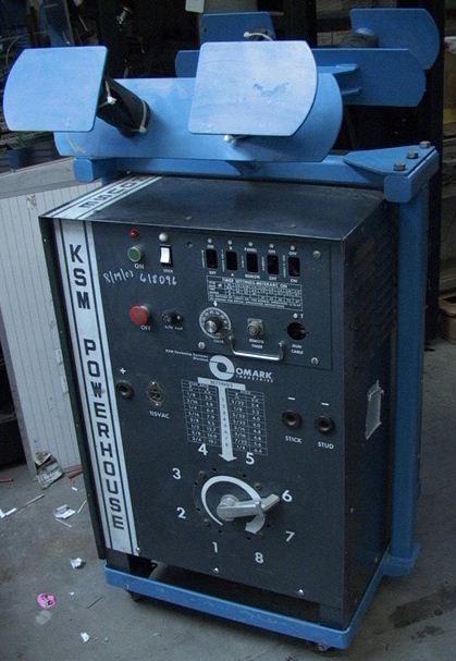 KSM PowerHouse Stud/Stick welder with cable hangers