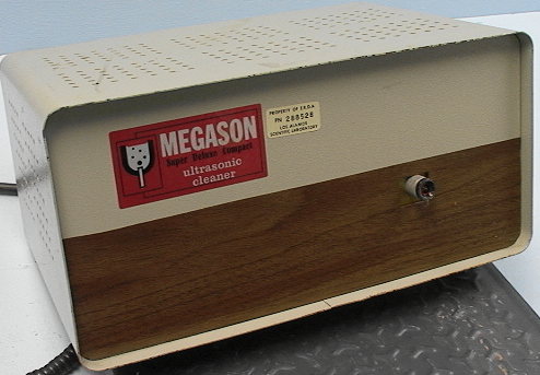 50 Khz 96 Watt MEGASON Super Deluxe Compact Ultrasonic Cleaner - Click Image to Close