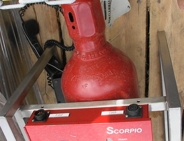 KIDDE Scorpio Automatic Fire Suppression Unit with tank - Click Image to Close