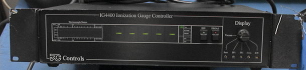 JC Controls 19" Rack Mountable IG4400 Ionization Gauge Control