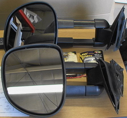 NEW Pair of Ford 97-01 Extendable Trailer Towing Mirror Set CIPA