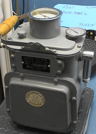 American Meter Co. Type AL-110 sensitive air flow meter Char