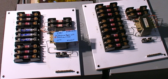 Hoffman Electrical Enclosure Panel 12 fuses & Transformer