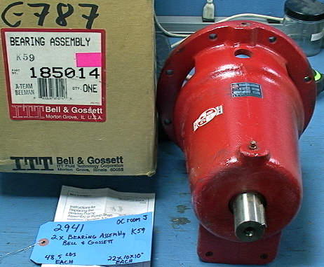 ITT Bell & Gosset 185014 K59 Pump Shaft & Bearing Assembly