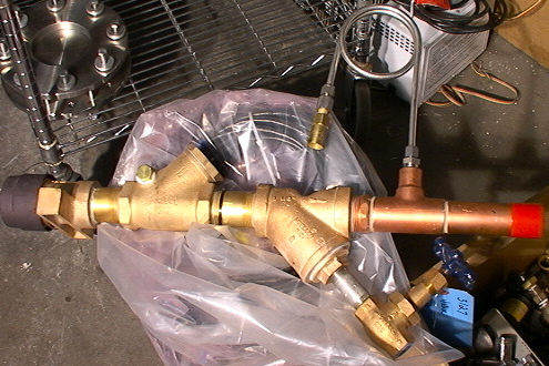 New Natural Gas? Burner Nozzle and plumbing assembly - Click Image to Close