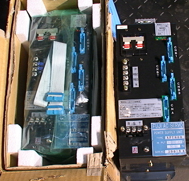 Lot Of 2 1hp Fuji AC Servo Power Supply Units Model # APU800 - Click Image to Close