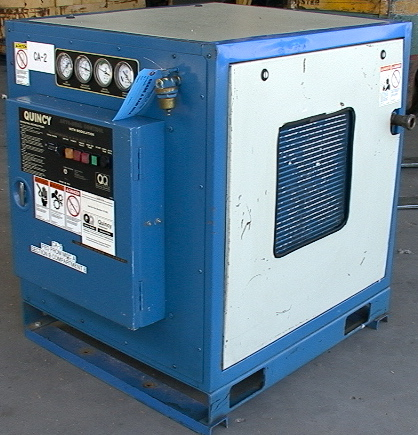 15HP Quincy Rotary Air Compressor Auto-Dual Control With