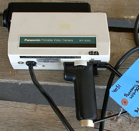 Panasonic Vintage Portable Video Camera Model # WV-3085 - Click Image to Close