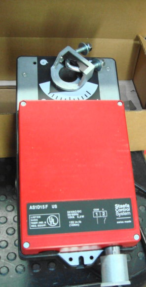 NEW Staefa AS1D15F US Rotary Damper Actuator - Click Image to Close