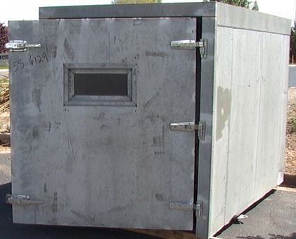 Metal Sound Proof Enclosure Chamber about 7' by 5' by 5'