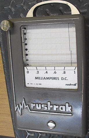 Small Rustrak Model A Milliamperes DC Strip Chart Recorder
