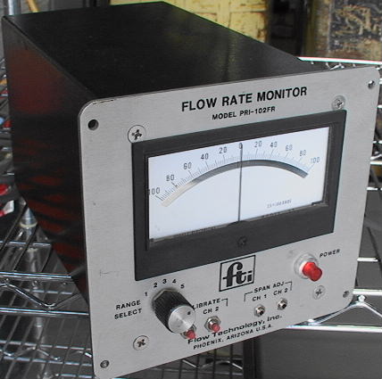 Flow Technology FTI Flow Rate Monitor Model PRI-102AFRAA1L