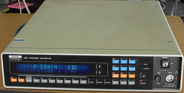 Schlumberger Solartron 7061 Systems Voltmeter IEEE-488 interface
