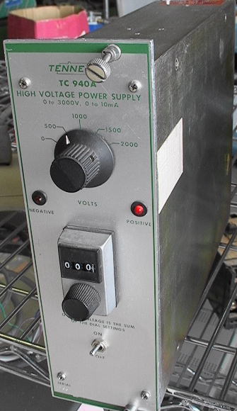 TENNELEC TC 940A High Voltage NIM BIN Power Supply to 3000 volts