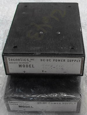 Pair Of Keltec Tecnetics DC-DC Power Supply 1015-112