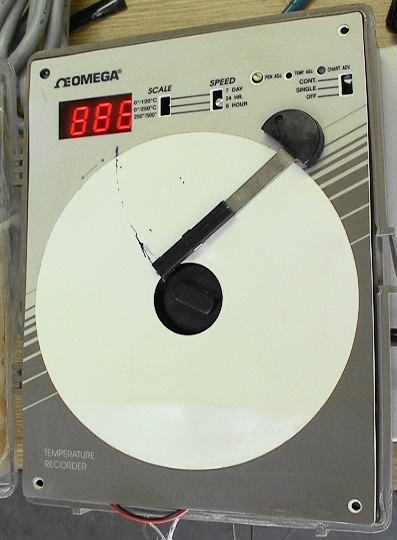 Omega Temperature Portable Circlular Chart Recorder CR87HT Parts