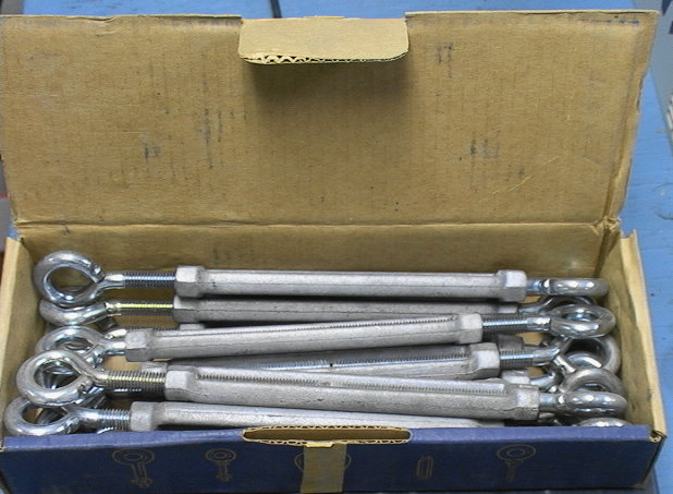 Box of 10 #7 Turnbuckles ~12". - Click Image to Close